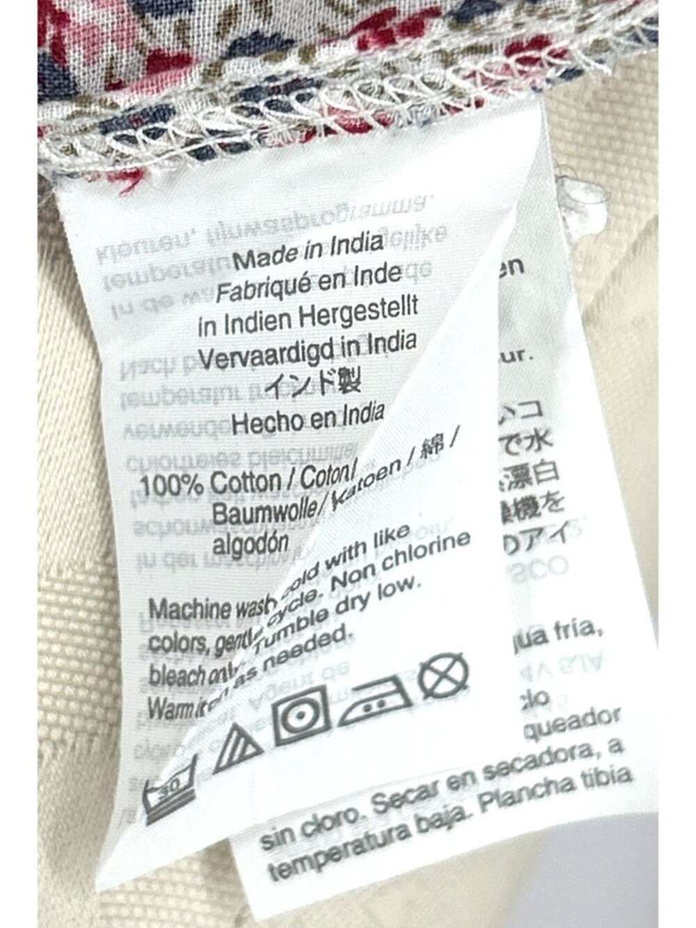 J. Crew Top Shirt Sz 6 Cotton Floral Ruffles Long Sleeve Blouse - Picture 8 of 8